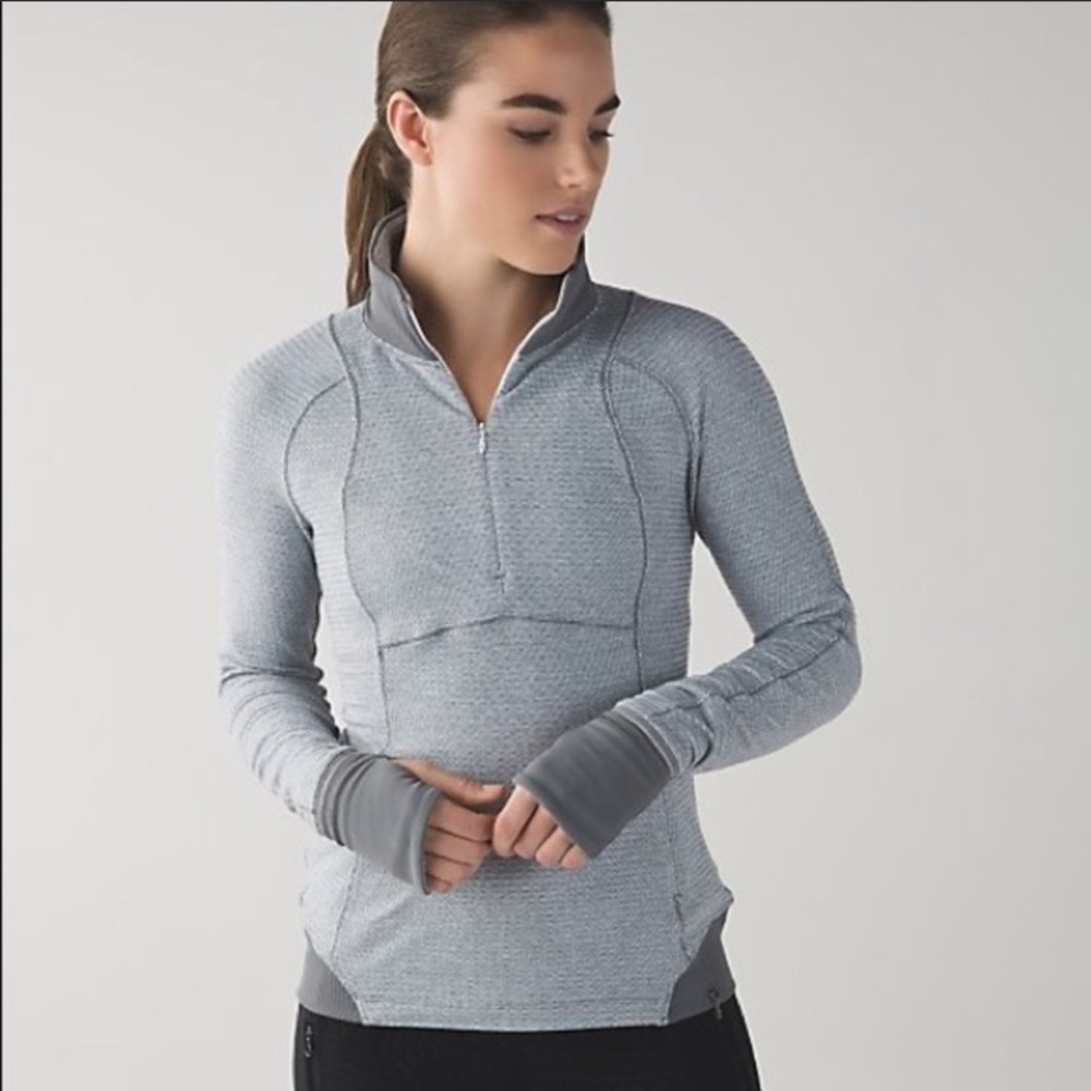 Lululemon Runderful Gray Pull Over Jacket 2